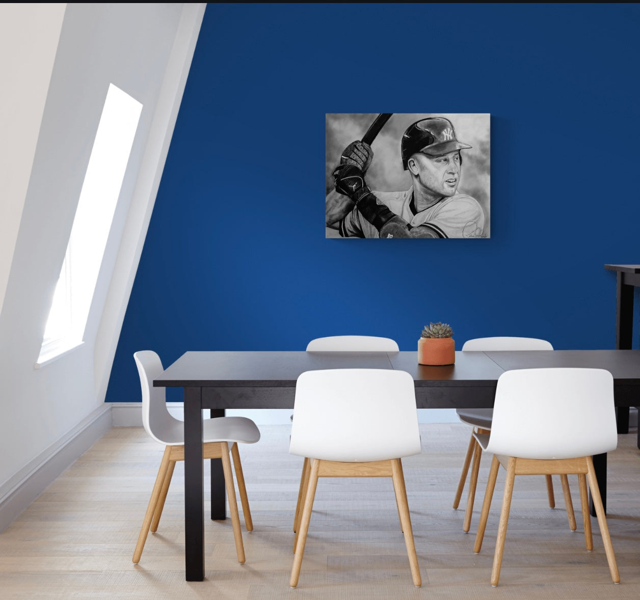 Lers Play Ball “ Jeter “Canvas Print