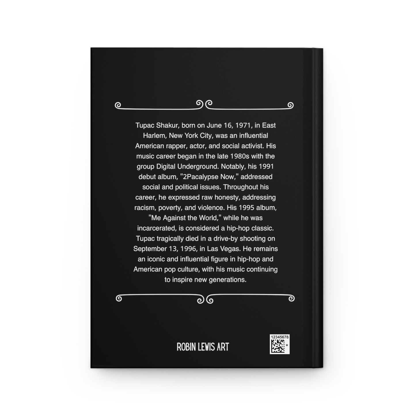 PAC  Hip Hop Hardcover Journal