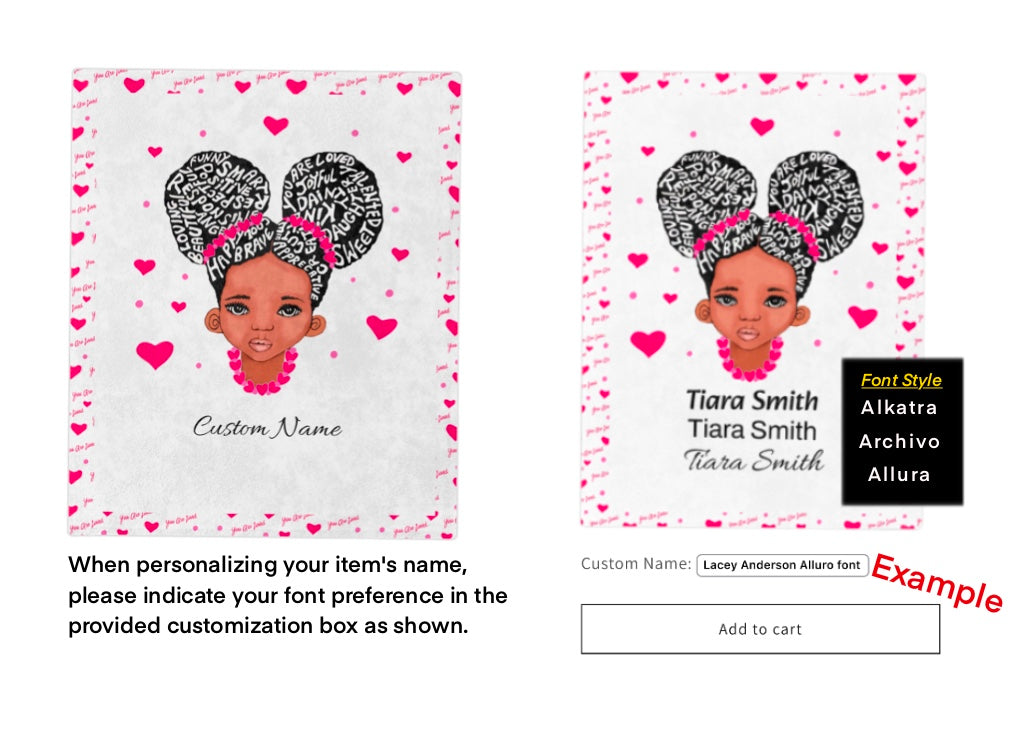 You Are Loved Customizable Heart Minky Blanket